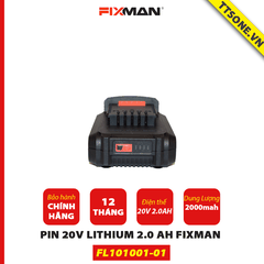 Pin 20V Lithium 2.0 Ah Fixman FL101001-01 - Chính Hãng