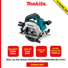 Máy Cưa Đĩa Makita DHS661RFJ (165MM/AWS/BL)(18V) - Chính Hãng