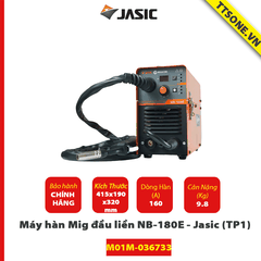 Máy Hàn Mig Đầu Liền NB-180E - Jasic (TP1)