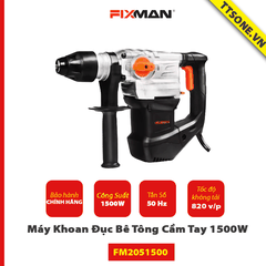 Máy Khoan Đục Bê Tông Cầm Tay FIXMAN 1500W FM2051500 - Chính hãng