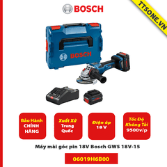 Máy mài góc pin 18V Bosch GWS 18V-15 - Chính hãng