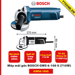 Máy mài góc BOSCH GWS 6-100 S (710W) - Chính Hãng