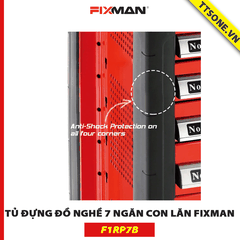 Tủ Đựng Đồ Nghề 7 Ngăn Con Lăn FIXMAN F1RP7B - Chính hãng (790x490x1010mm)