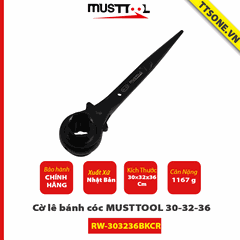 Cờ lê bánh cóc MUSTTOOL 30-32-36 RW-303236BKCR - Chính Hãng