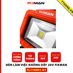 Đèn làm việc không dây 20V Fixman FL116001-01- Chính Hãng