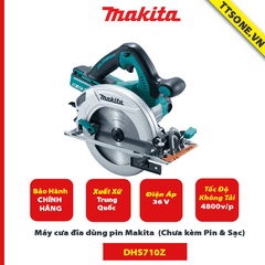 Máy cưa đĩa dùng pin Makita DHS710Z 36V (Chưa kèm Pin & Sạc) - Chính Hãng