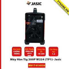 Máy Hàn Tig 200P W224 (TP1)- Jasic