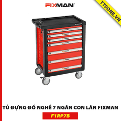 Tủ Đựng Đồ Nghề 7 Ngăn Con Lăn FIXMAN F1RP7B - Chính hãng (790x490x1010mm)