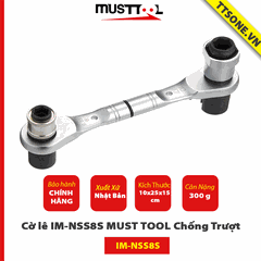 Cờ lê IM-NSS8S MUST TOOL Chống Trượt 8 Chức Năng Loại Ngắn - Chính Hãng