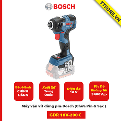Máy vặn vít dùng pin Bosch GDR 180-LI (18V) - Chính Hãng