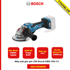 Máy mài góc pin 18V Bosch GWS 18V-15 - Chính hãng