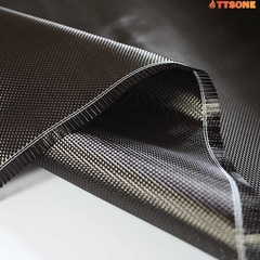 Vải Sợi Carbon 1K Dệt Thẳng 100-135gsm Cho Đồ Dùng Thể Thao