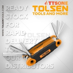 Bộ Lục Giác 8 Cây Hệ Inch TOLSEN 20098