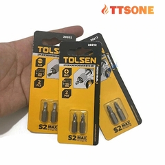 Bộ 2 Đầu Tua Vít Dạng Trừ TOLSEN 20207