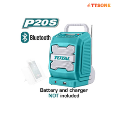 Radio  công trường  dùng pin 20V Total TJRLI2001