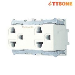 Ổ Cắm Đôi 3 Chấu Full PANASONIC WNG159237W