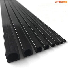 Ống Carbon Vuông 4mm - Carbon Fiber Square Tube 4mm *4mm*2.5mm (1 Mét)