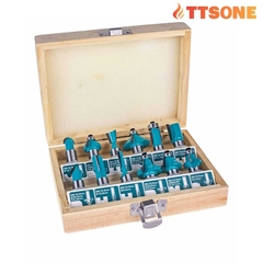 Bộ Mũi Phay Gỗ 6mm 12 Chi Tiết Total TACSR0121
