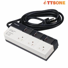 Ổ Cắm Có Dây 3 Ổ Cắm - 3 Chấu- 3 Công Tắc  PANASONIC WCHG28334