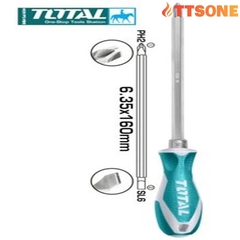 Tuốc nơ vít bale 6.35x160mm TOTAL THT250206