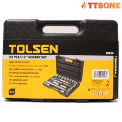 Bộ Tuýp 1/2 inch TOLSEN 15139 (22 món)