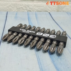 Bộ 10 Đầu Tua Vít Hai Đầu TOLSEN 20360