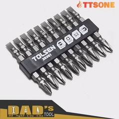 Bộ 10 Đầu Tua Vít Hai Đầu TOLSEN 20361