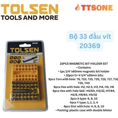 Bộ Đầu Vít 33 Món Tolsen 20369