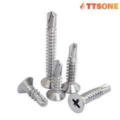Vít Tự Khoan Đầu Bằng M5.5 Din 7504