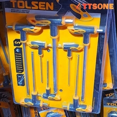 Bộ Lục Giác 8 Cây Chữ T Đầu bi TOLSEN 20062