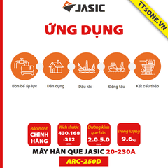 Máy hàn que ARC-250D JASIC - Chính hãng