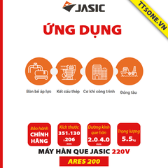 Máy hàn que ARES 200 JASIC - Chính hãng