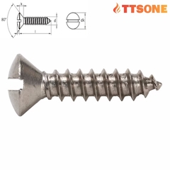 Vít Tự Khoan Đầu Cầu Có Rãnh M 4.8 Din 7973