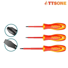 Bộ 3 tua vít cách điện Total THTIS036