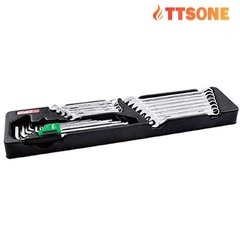 Bộ cờ lê & đục lỗ kết hợp dòng chuyên nghiệp 13PCS 15° TOPTUL GM-1328