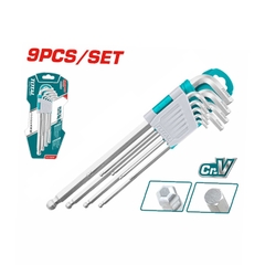 Bộ lục giác (1,5-10mm) / Hex key wrench set (1.5 - 10mm) TOTAL THT106291
