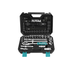 Bộ tuýp tự động (6-32mm) / Box socket set (6-32mm) THT421441 TOTAL