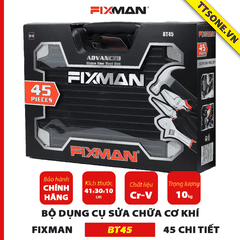 Bộ Dụng Cụ Sửa Chữa Cơ Khí 45 Chi Tiết FIXMAN BT45 - Chính hãng