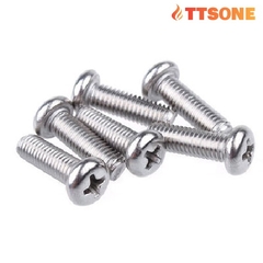 Vít Pake Đầu Tròn Thân BULONG DIN 7985 M6