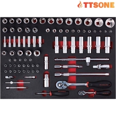 Bộ khẩu loại 1/2" và 1/4" 84 chi tiết FIXMAN F1.ET01 - Chính hãng