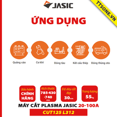 Máy Cắt PLASMA CUT125 L312 JASIC - Chính hãng
