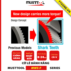 Cờ Lê Bánh Răng 17mm MUSTTOOL MWS-F17 - Chính hãng