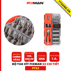 Bộ Tua Vít 33 Chi Tiết FIXMAN PT33 - Chính hãng