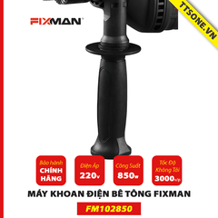 Máy Khoan Điện Cầm Tay FIXMAN FM102850 thêm 3 phụ kiện - Chính hãng