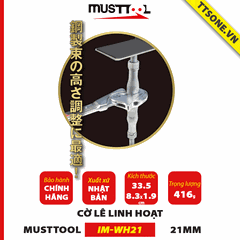Cờ Lê Linh Hoạt MUSTTOOL IM-WH21 21mm - Chính hãng