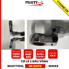 Cờ Lê 2 Đầu Vòng 8x10mm MUSTTOOL IM-DDFG0810 - Chính hãng