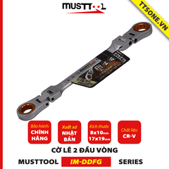 Cờ Lê 2 Đầu Vòng 8x10mm MUSTTOOL IM-DDFG0810 - Chính hãng