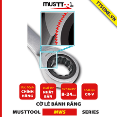 Cờ Lê Bánh Răng 13mm MUSTTOOL MWS-13 - Chính hãng