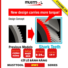 Cờ Lê Bánh Răng 10mm MUSTTOOL MWS-10 - Chính hãng