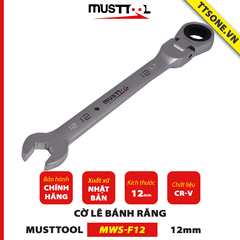 Cờ Lê Bánh Răng 12mm MUSTTOOL MWS-F12 - Chính hãng